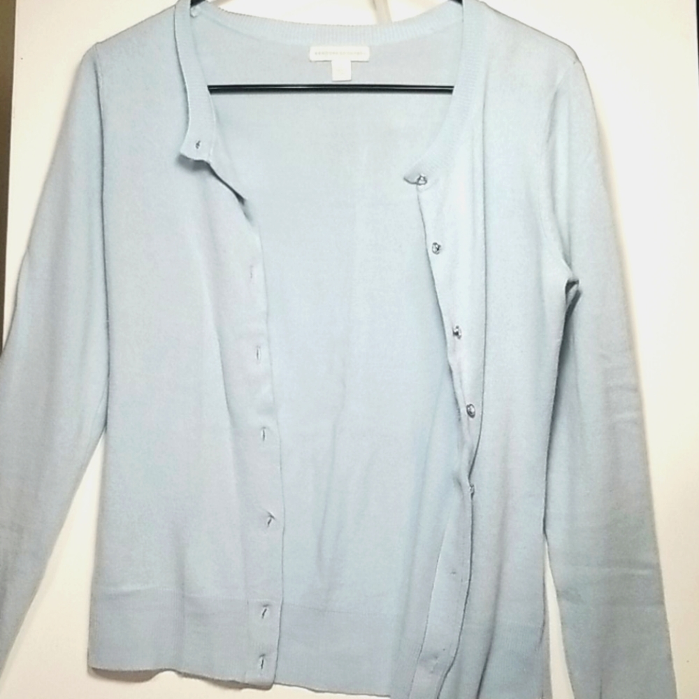 New York and Company light blue cardigan